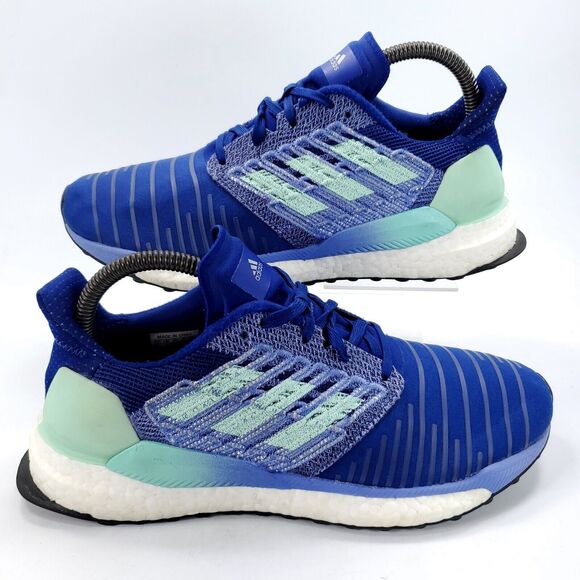 Adidas SolarBoost Real Lilac Athletic Running Shoe Womens Size 7.5 BB6602 Blue - Picture 6 of 9